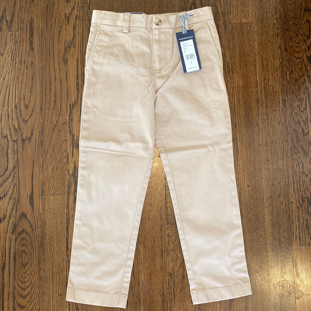 Vineyard Vines Boys’ Khaki Breaker Pants NWT size 6
